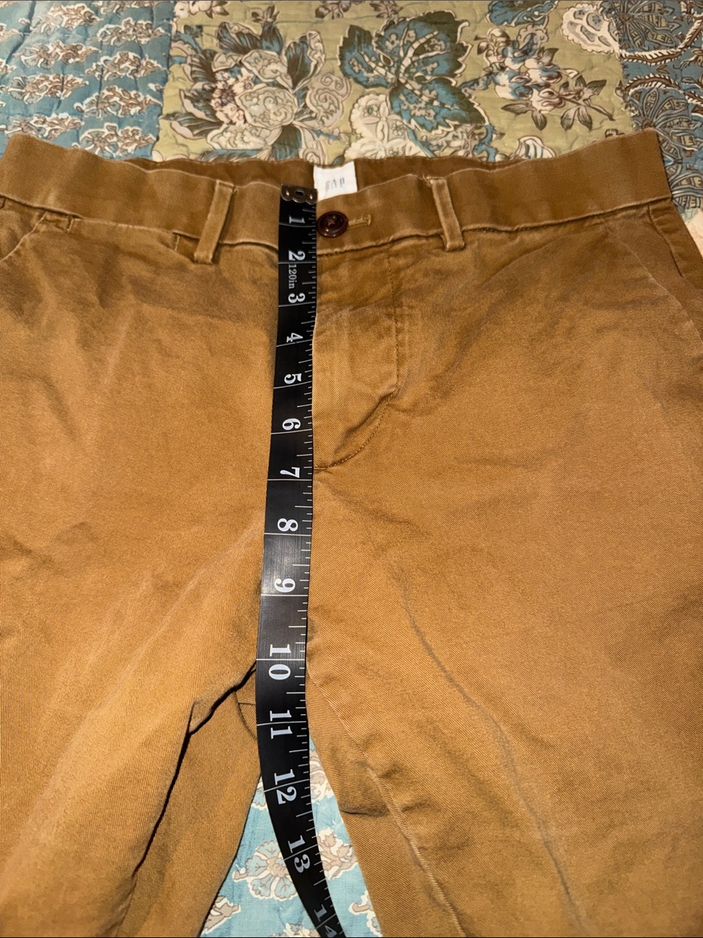 Gap Men's Brown Chino Pants - Tailored Straight Fit - Picture 10 of 11